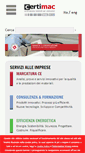 Mobile Screenshot of certimac.it